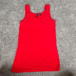 Cynthia Rowley bright red tank top. Size medium